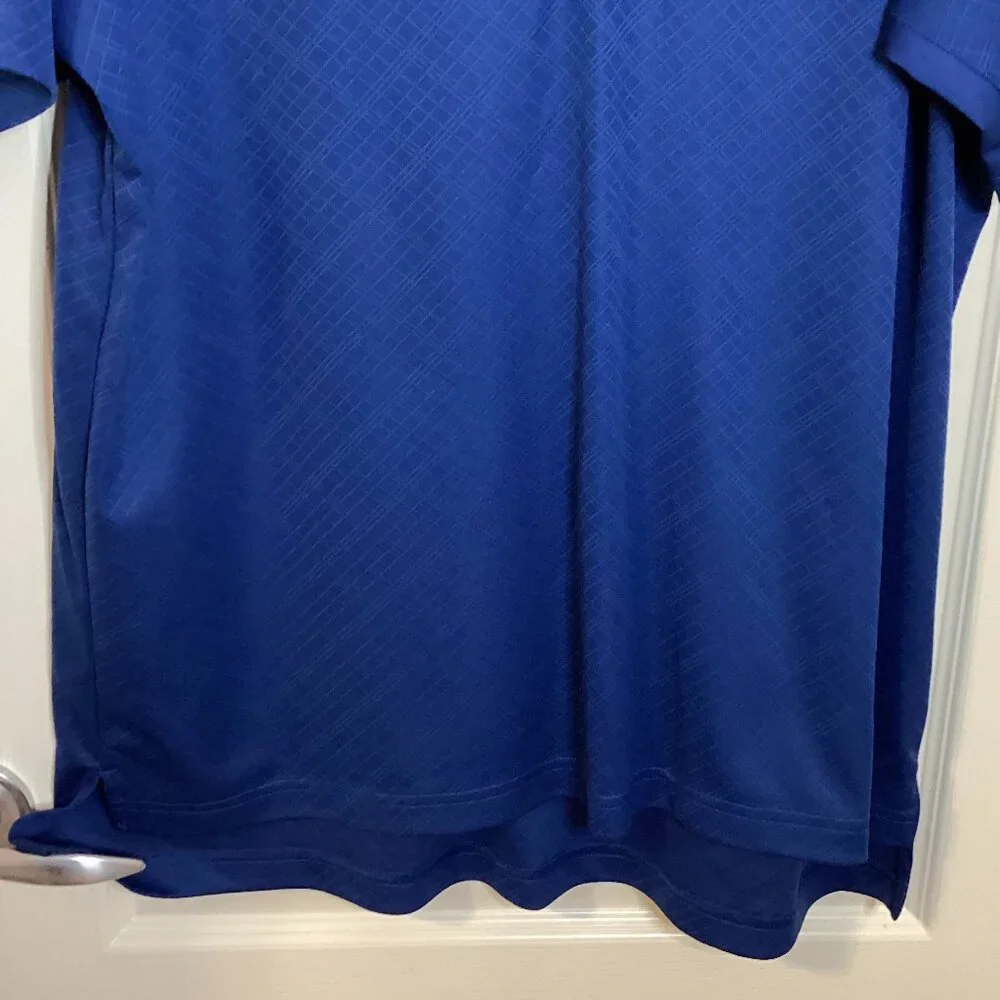 Adidas Cilmacool Men's Size XL Blue Polo Short Sleeve Golf Shirt T-Shirt Golfing - Picture 3 of 8